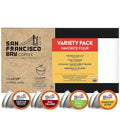 San Francisco Bay Compostable Coffee Pods - Original Variety Pack (120 Ct) K Cup Compatible including Keurig 2.0, French, Breakfast, Fog, Organic Rainforest