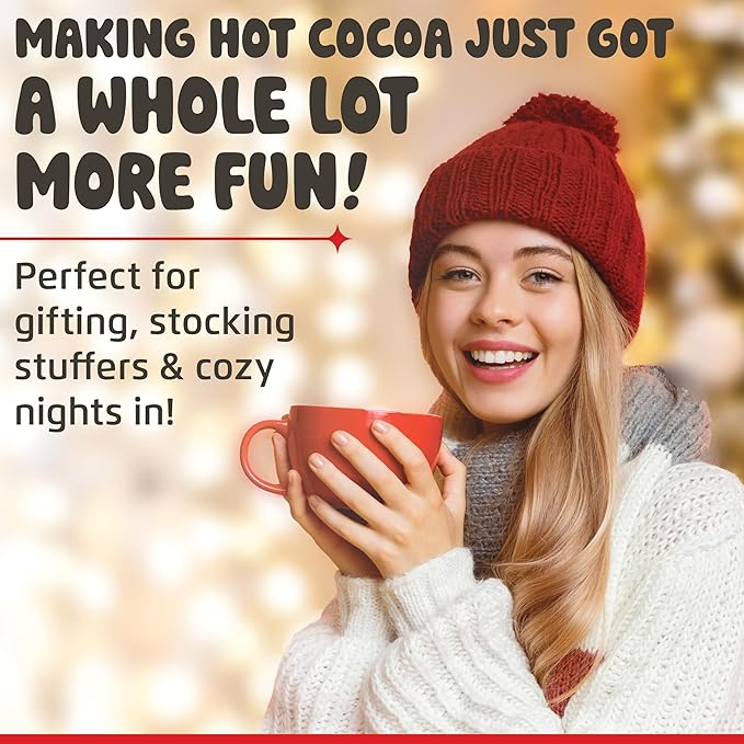 Hot Chocolate Bombs by Chocolate Works, Premium Hot Cocoa Bombs with Marshmallows, Made with Real Milk Chocolate, Dark Chocolate and White Chocolate, Pack of 3 Cocoa Bombs