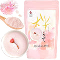 YAMASAN KYOTO UJI Sakura Latte -Creamy and Aromatic Foam- Using Japanese Cherry Blossom 100%, Made in Japan,Sold by Japanese company, 100g(3.5oz)