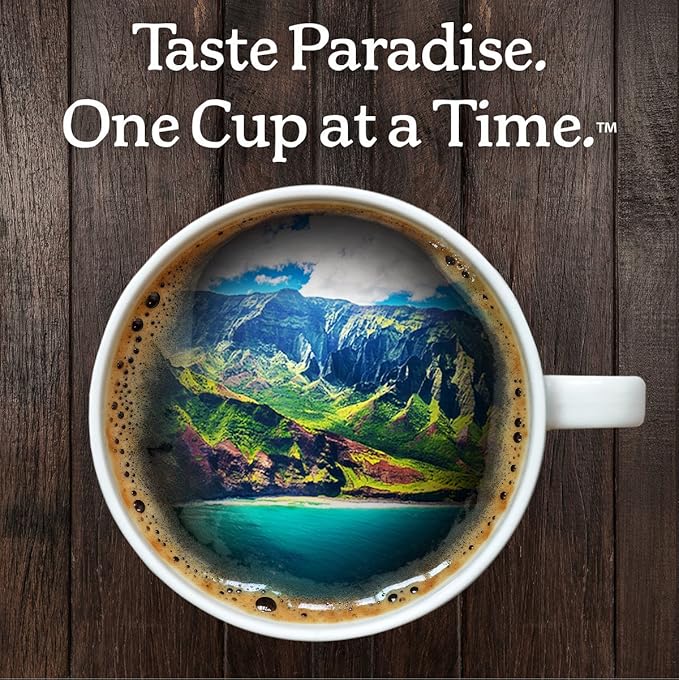 Kauai Coffee Single-Serve Pods, Island Sunrise Mild Roast - Arabica Coffee from Hawaii’s Largest Coffee Grower, Compatible with Keurig K-Cup Brewers - 12 Count (Pack of 6)