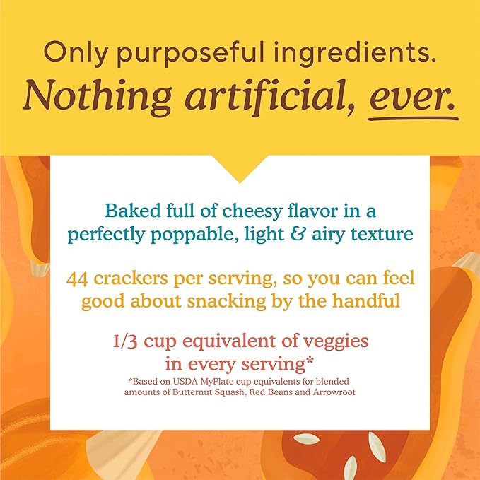 Simple Mills Pop Mmms Baked Snack Crackers, Pizza, Nothing Artificial, Kosher, Gluten Free & Non-GMO, 4 Ounce (Pack of 6)