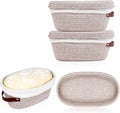 Stackable Cotton Banneton Proofing Basket Set– 9 inch Round Bread Basket x 2 With Cotton Lids, Sourdough Bread Baking Supplies, Pro-Level Bread Proofing Kit