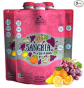 Lt. Blender's Sangria in a Bag – Wine Slushie Mixes - Each Bag Makes 1/2 Gallon of Frozen Red Sangria Mix – Non-GMO Wine Freezer Mix - Make with Wine, Liquor or as a Mocktail - (Pack of 3)