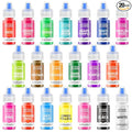 Gel Food Coloring Cake Decorating Set - Jelife 20 Colors Gel Based Flavorless Edible Food Color Dye Vibrant Concentrated Neon Icing Colors for Kids Baking Macaron Frosting Fondant Cookie (6ml/Bottles)