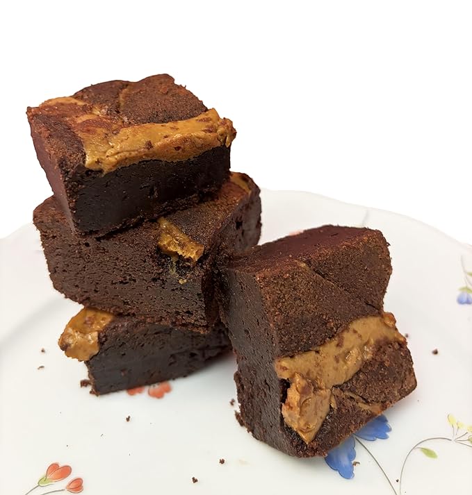 Ruth’s Peanut Butter Swirl Cake Style Brownies 3 Dozen – Gourmet Baked Treats | Delicious Gift with The Finest Ingredients | Guaranteed to Arrive Fresh