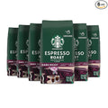 Starbucks Ground Coffee, Dark Roast Coffee, Espresso Roast, 100% Arabica, 6 bags (12 oz each)