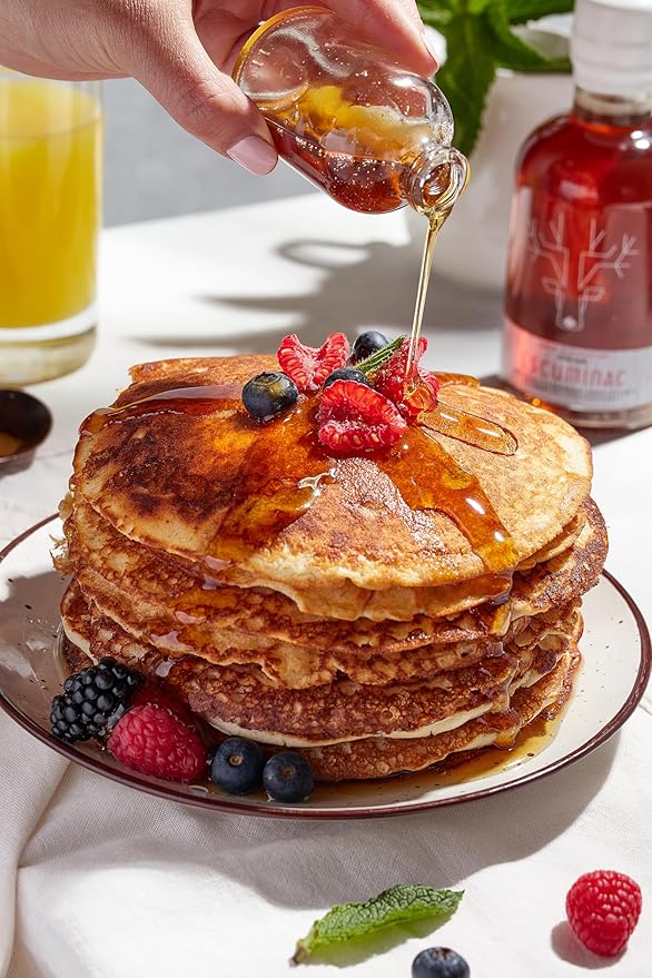 Escuminac Canadian Maple Syrup 500ml | Extra Rare Amber Grade A | Smooth & Rich Taste | Organic Gourmet Gift, Souvenir, Holiday & Birthday Treat, Thanksgiving Essentials