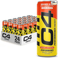 C4 Original Sugar Free Energy Drink | Orange Slice | Pre Workout Performance Drink with No Artificial Colors or Dyes,12 Fl Oz (Pack of 24)
