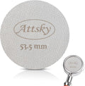 53.5mm Espresso Puck Screen, Espresso Filter for 54mm Portafilter Filter Basket, Reusable Espresso Screen with 1.7mm Thickness 150μm 316 Stainless Steel