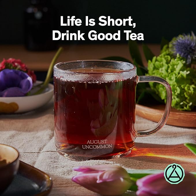 August Uncommon Painted Desert Black Tea – Spicy and Rich Blend with Notes of Mexican Chili, Cinnamon, and Dark Cocoa – Loose Leaf Tea Caffeinated for Daily Enjoyment in a Resealable Pouch (1.75oz)