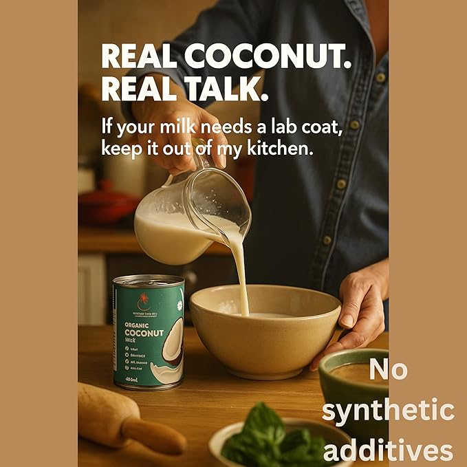 Islands Harvest Organic Coconut Milk (22% Fat) Pack of 6 - Vegan, Kosher, Halal, Non-GMO, USDA Organic - Rich & Sweetly Aromatic Coconut Flavor - No Added Artificial Flavors, Colors & Preservatives. Perfect for Curries, Soups, Sauces, Drinks & Desserts