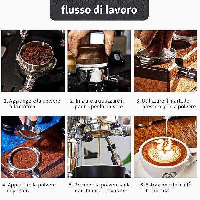 54mm Bottomless Portafilter with Filter Basket, Compatible with Breville Barista Express, BES880BSS, BES870XL, BES878BSS, BES500BSS, BES840XL, Pro, Touch, Bambino Plus, Infuser, Duo Temp Pro