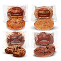Susie’s Smart Breakfast Cookie, Mixed Box of 12 Breakfast Cookies (3) Orange Cranberry Nut (3) Gingered Apple (3) Banana Coconut (3) Cocoa Omega-3 and Protein-Rich, Soft Chewy Whole Grain Snack, Healthy On-the-Go Breakfast or Anytime Treat 3.5 oz Each.
