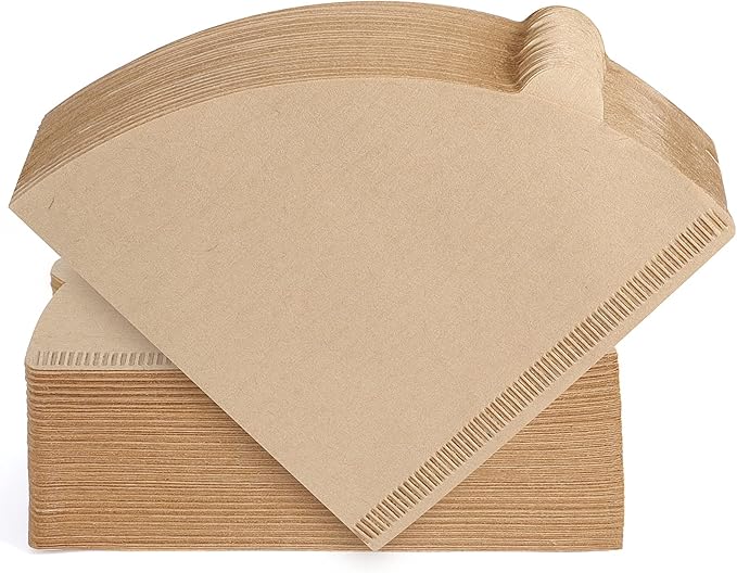 Niveaya 200 Count Coffee Filters - Size 02, Natural Paper Coffee Filter, No Blowout, Disposable for Pour Over and Drip Coffee Maker (2-4 Cup)