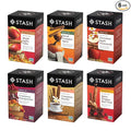 Stash Tea Fall for Autumn 6 Flavor Tea Sampler, 6 Boxes With 20 Tea Bags Each (120 Tea Bags Total)