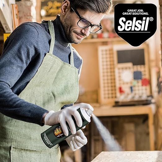 SELSIL Silicone Mold Release Aerosol Spray, Professional Resin Mold Releaser, Non-Stick, Fast-Drying & Easy Mold Removal, 13.5 Fl oz or 400 mL (Pack of 3)