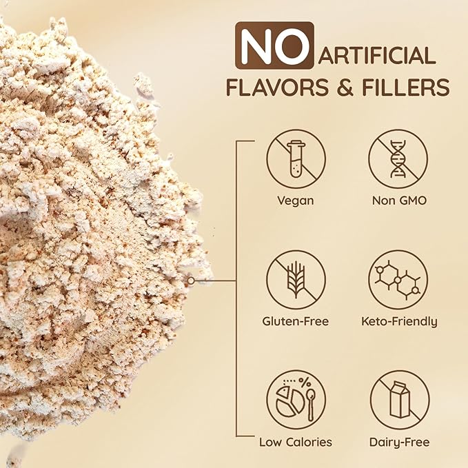 Veltracha Mushroom Coffee Creamer, Superfood Coconut Creamer Powder with 6 Adaptogenic Mushrooms - Reishi, Turkey Tail, Lions Mane, Non-Dairy Coconut Powdered Creamer for Energy & Focus & Digestion, 30 Servings