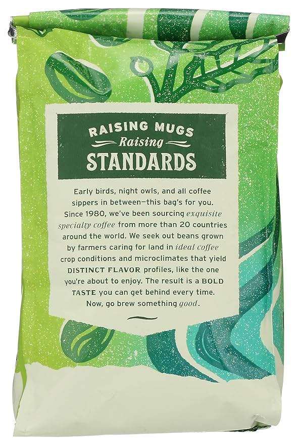 Whole Foods Market, Organic Espresso Bel Canto Whole Bean Coffee, Medium-Light Roast, Berries & Cocoa Powder, 12 Ounce
