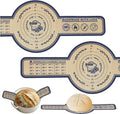 Silicone Bread Sling for Dutch Oven, 2 Pack (8" Round) – Non-Stick & 500°F Heat Resistant Sourdough Mat, Easy to Clean, Reusable Food-Grade Sourdough Slings – Fits 5 qt and up Dutch Ovens