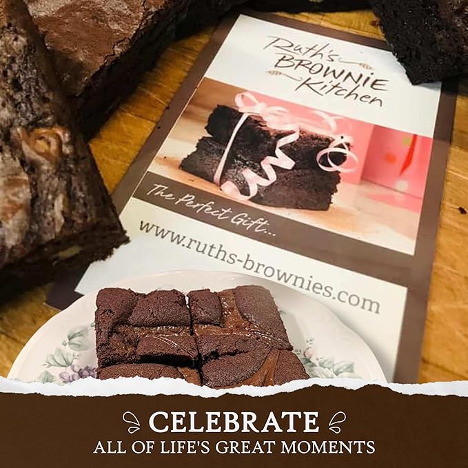 Ruth’s Caramel Swirl Cake Style Brownies 3 Dozen – Gourmet Baked Treats | Delicious Gift with The Finest Ingredients | Guaranteed to Arrive Fresh