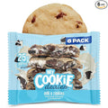 My Cookie Dealer Protein Cookies, Milk & Cookies (6-Pack, 3.8oz Each) - 25g of Protein per Cookie - Individually Wrapped Workout Snacks for On-The-Go Travel