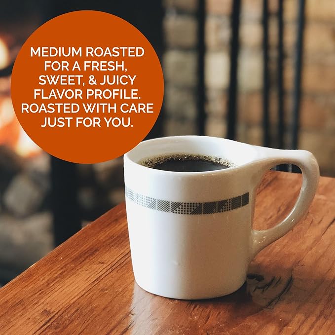 Stone Creek Coffee Medium Roast Ground Coffee – 2 LB (Pack of 1) – Specialty Smooth and Sweet Fresh Roasted Coffee Beans with Fruity/Chocolate Tasting Notes, Cream City