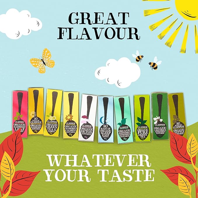 Clipper Tea, English Breakfast, Fairtrade, Organic, Plant-Based, Caffeinated British Tea, 6 Pack, 120 Unbleached Tea Bags