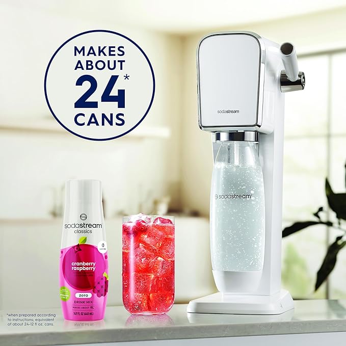 SodaStream Cranberry Raspberry Zero Calorie, 440ml 4-Pack