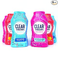 Clear Theory Water Flavoring Drops with Electrolytes, Water Enhancer Liquid Flavored Water Drink Mix, Hydration for Kids, Vegan, Gluten Free, Low Calorie, 6 Pack (Fruit Punch, Blue Raspberry & Watermelon Berry)