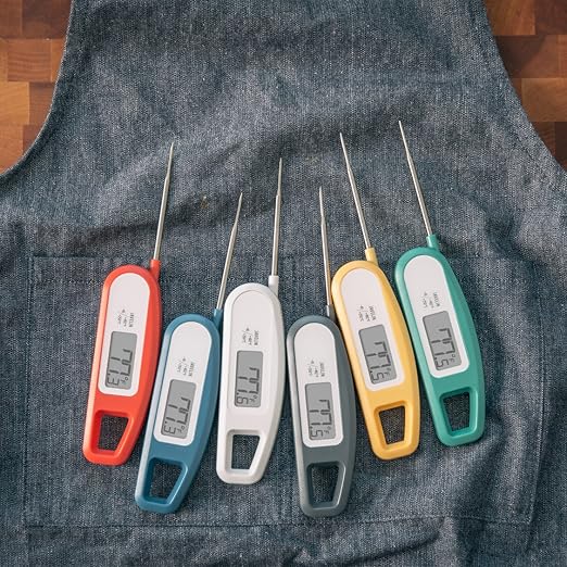 Lavatools Javelin® Ultra-Fast 2-Second Digital Instant Read Meat Thermometer for Grill and Cooking, 2.75" Probe, Compact Foldable Design, Large Display, IP65 Water Resistant, NSF Certified – Ube