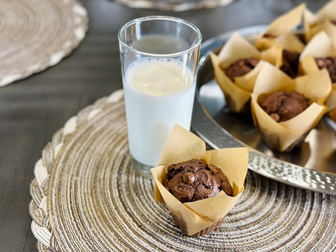 Molibake Chocolate Muffin Mix - Pack of 2 – Premium Chocolate Muffin Baking Mix with Cocoa Powder and Real Chips for Home Oven and Maker – 14 oz – Easy-to-Use Mix for Fluffy, Bakery-Style Homemade