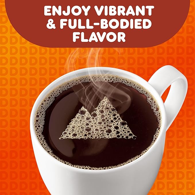 Dunkin' 100% Colombian Medium Roast Ground Coffee, 11 Ounces