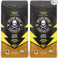 Death Wish Coffee - Light Roast Whole Bean Coffee, Organic and Fair Trade (2 pack)