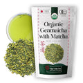 One With Tea – Organic Genmaicha with Matcha – Japanese Green Tea Blend with Roasted Brown Rice & Vibrant Matcha – Nutty, Umami-Rich & Smooth – Loose Leaf – USDA Certified Organic