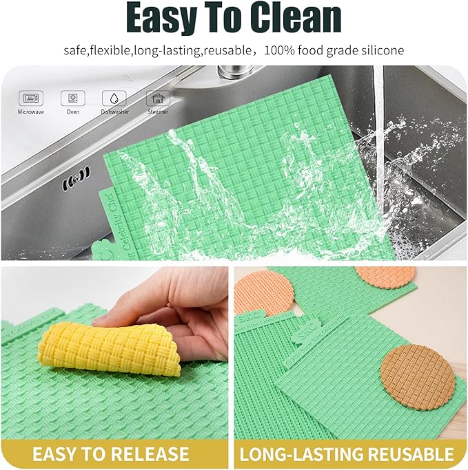 KALAIEN Sweater Texture Fondant Impression Mats Knit Fondant Embosser Texture Mats for Clay Cake Decorating Fondant Molds 1Pcs(Style 2)