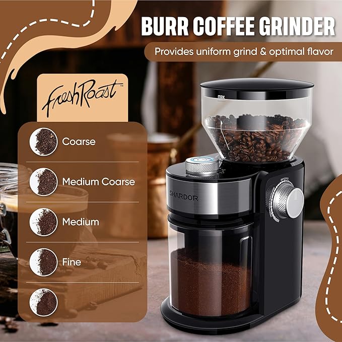 Fresh Roast Coffee Roaster Bundle SR800, Glass Extension Tube, Burr Grinder, (2 Lbs) Sample Pack of Green Beans, (2- pack) Sample trays