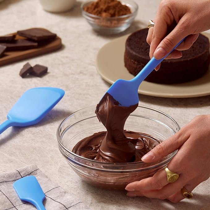 GIR: Get It Right Silicone Spoonula - Non-Stick Heat Resistant Silicone Scraper Spatula for Mixing, Serving, Scraping, Stirring, and More - 11 Inch, Red