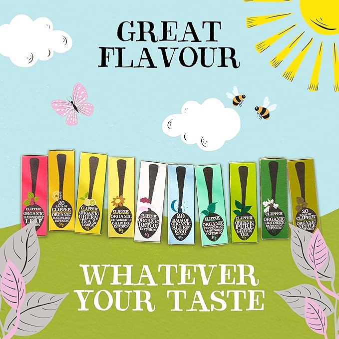 Clipper Tea, Earl Grey, Organic Tea with Citrus Begamot, Plant Based, Black Tea, Caffeinated British Tea, 6 Pack, 120 Unbleached Tea Bags