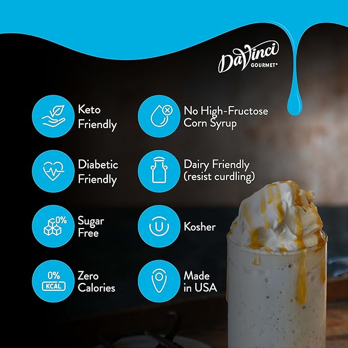 DaVinci Gourmet Sugar-Free Irish Cream Syrup, 25.4 Fluid Ounces (Pack of 4)