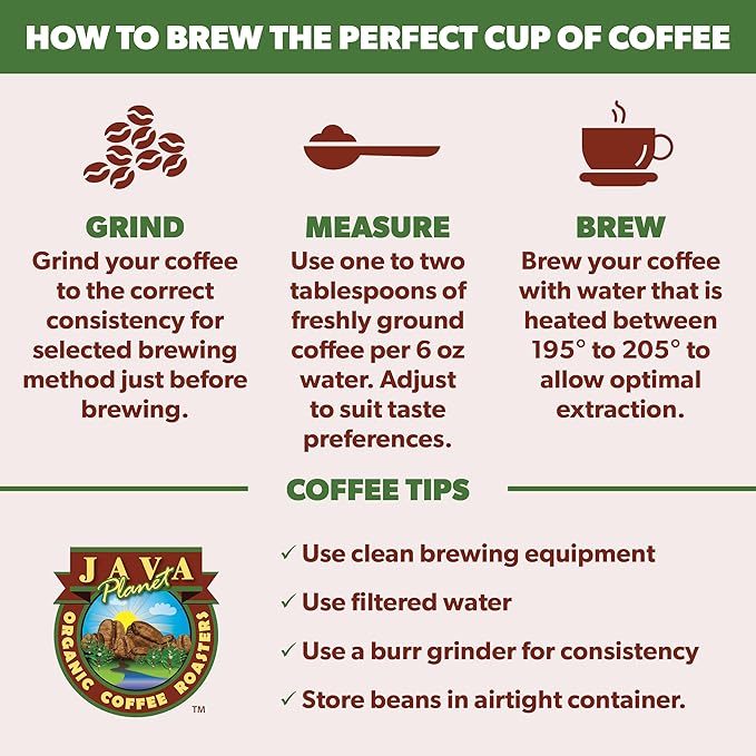 Low Acid Organic Coffee – Whole Bean, Mold-Free & Stomach Friendly by Java Planet, Guatemalan Single Origin Coffee, Medium Roast, Smooth Full Flavored, 2x1LB Bag
