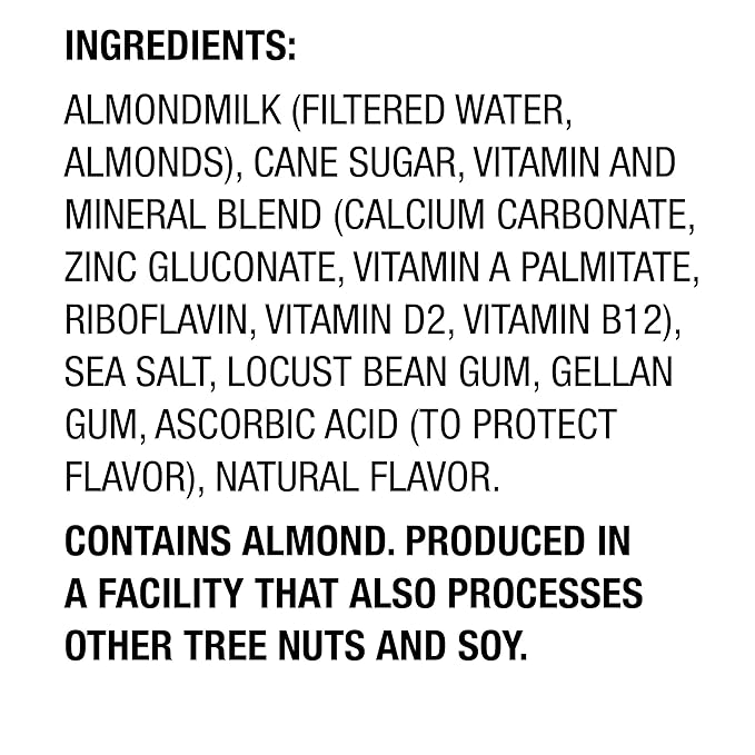 Silk Shelf-Stable Almondmilk, Less Sugar Vanilla, Dairy-Free, Vegan, Non-GMO Project Verified,10 Ounce (Pack of 12)