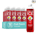 Sparkling Ice, Fruit Punch Sparkling Water, Zero Sugar Flavored Water, with Vitamins and Antioxidants, Low Calorie Beverage, 17 fl oz Bottles (Pack of 12)