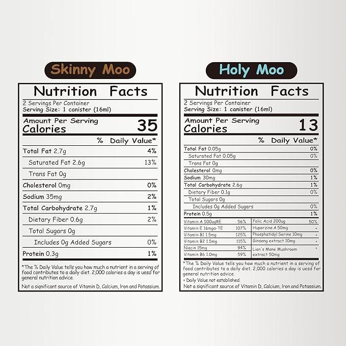 Coffee to the Moo Nitro Cold Brew Coffee Concentrate Combo Pack - KETO & Mushroom Coffee | Instant Iced or Hot | Pocket/Purse Sized, Travel & Gifts Friendly | Makes 12 Cups