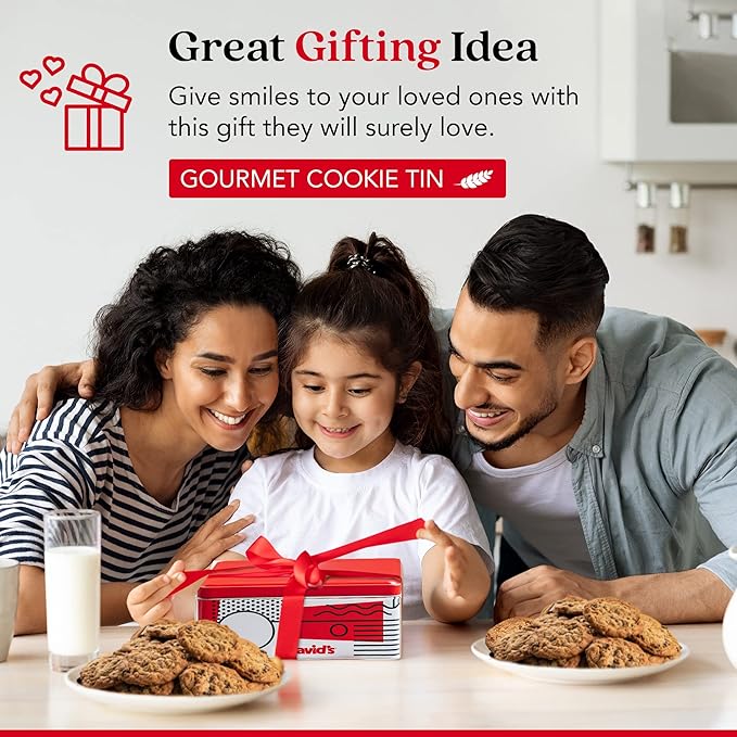 David's Cookies 1lb Oatmeal Raisin Fresh Baked Cookies - Delectable & Premium Ingredients - No Added Preservatives Cookie Gift Basket