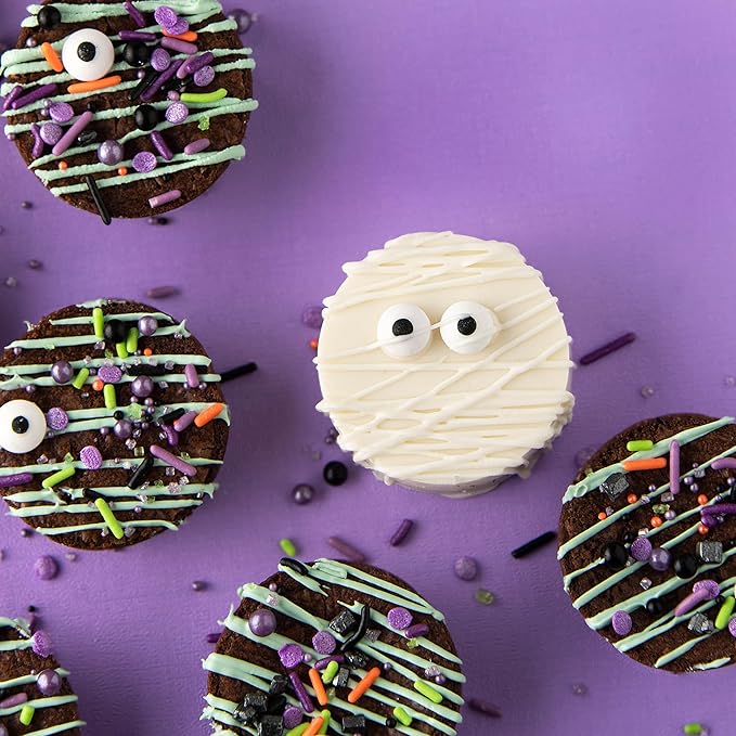 Sweets Indeed Sprinklefetti Monster Mash Sprinkles – 4 oz Jar | Halloween Sprinkle Mix with Candy Eyeballs, Jimmies, Nonpareils & Confetti | Cupcake & Cake Decorations