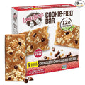 Lenny & Larry's Cookie-fied Bar – Chocolate Chip Cookie Dough Vegan Protein Bars 9x45g – Healthy Snacks with 12g Plant Protein & 5g Fiber – Gluten free Power Bar, Keto Friendly, Non-GMO & Vegan