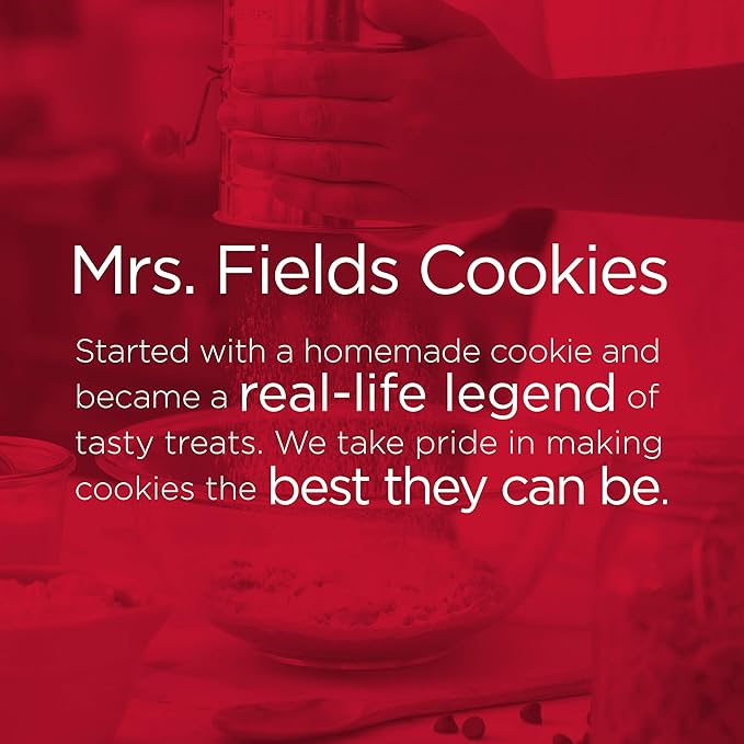 Mrs. Fields Dozen Original Cookie Signature Tin - Assorted with 12 Original Cookies in our 5 Classic Cookie Flavors