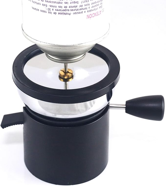 BLUEFIRE Butane Mini Burner for Tabletop Coffee Siphon Syphon/w Furnace Stand and Assembly Rack Ceramic Windproof Torch Head Portable Cooking Stove Espresso Maker Chafing Soup Tureens Fondue