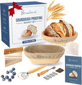 Sourdough Starter Kit, Sourdough Bread Baking Supplies, Sour Dough Starter Kits, Sour Dough Tools, Bread Making Tools, Starter Kits for Beginners, Banneton Proofing Basket, Gift for Mom Baker