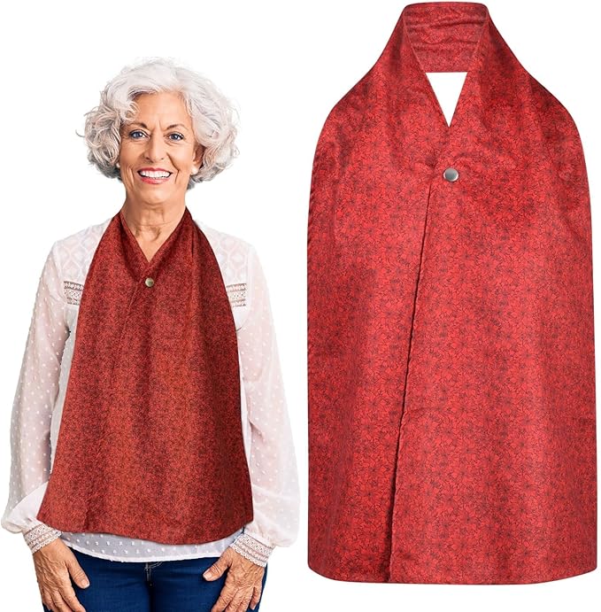 Adult Bib Scarf - Dignified Alternative to Bibs | Washable and Reusable Clothing Protectors for Eating
